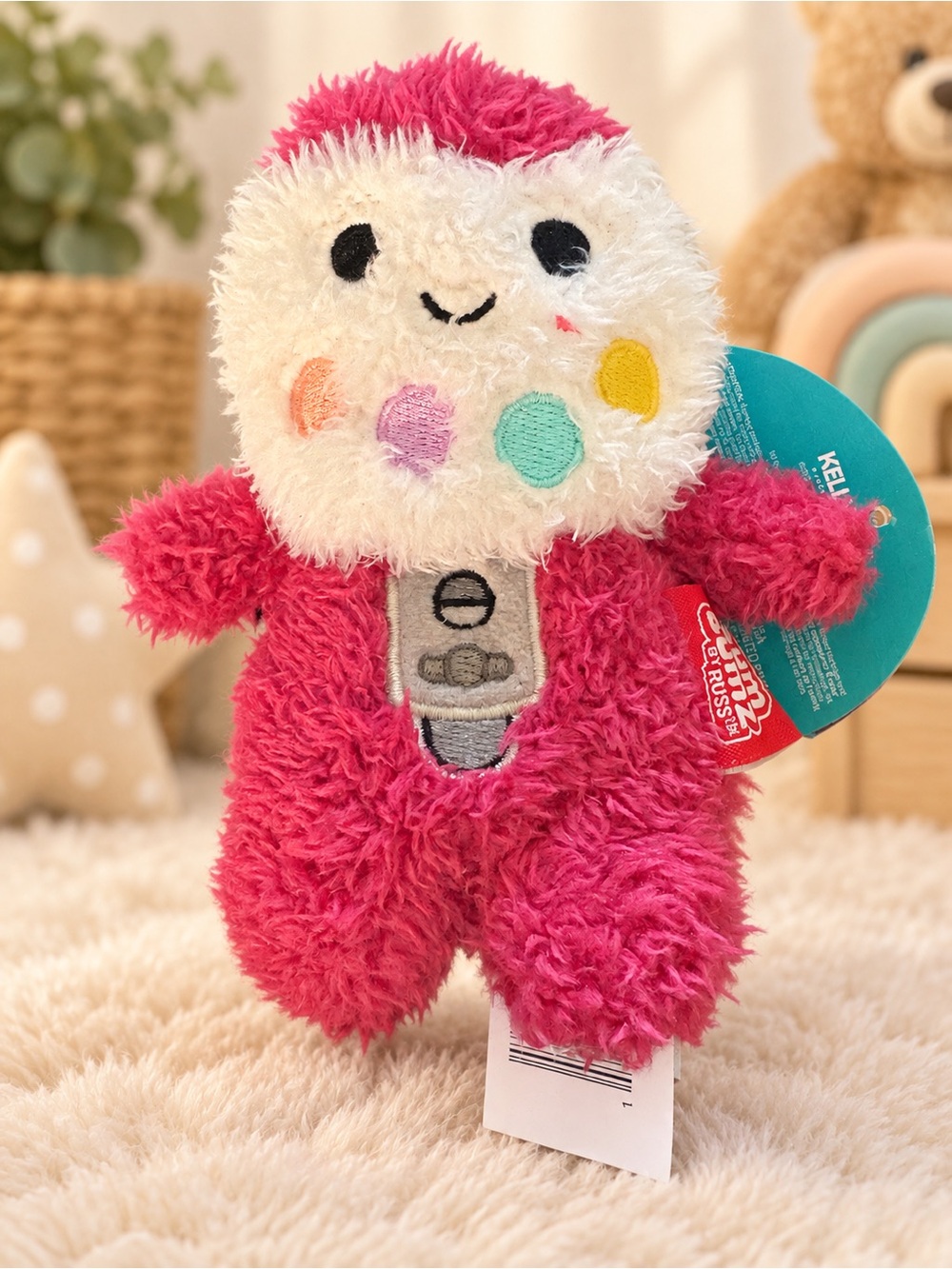 BumBumz Zack Gumball Machine RetroBumz 5” Plush Kellytoy Jazwares NWT